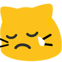 blobcat, cry