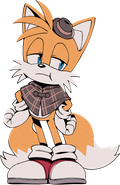 tails-pout