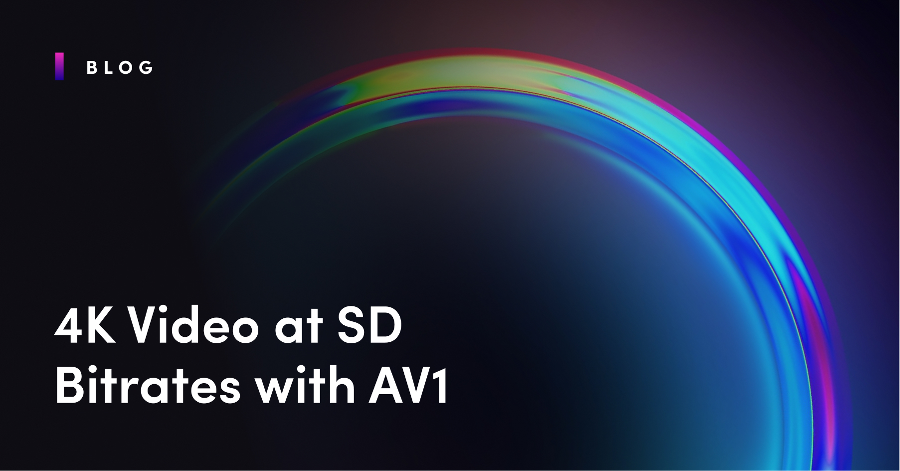 4K Video at SD Bitrates with AV1 - Bitmovin