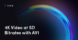 4K Video at SD Bitrates with AV1 - Bitmovin
