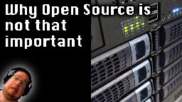 Why open source are not that important (servers and IT)