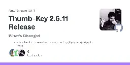Release Thumb-Key 2.6.11 Release · dessalines/thumb-key