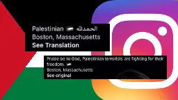 Instagram ‘Sincerely Apologizes’ For Inserting ‘Terrorist’ Into Palestinian Bio Translations