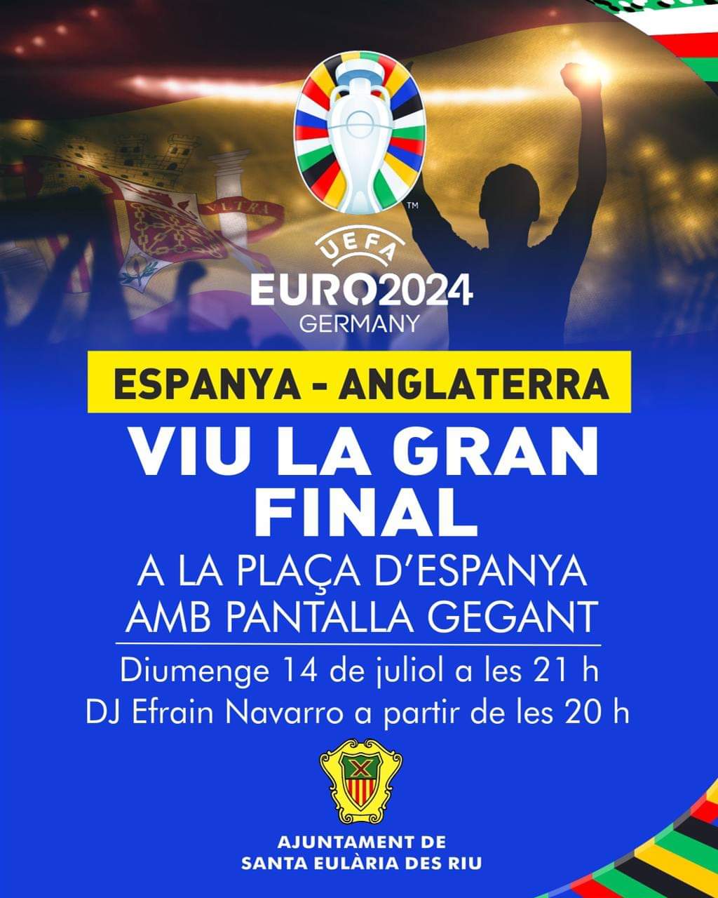 Inglaterra - España - Pantalla Grande Santa Eulalia