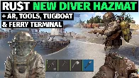 NEW Rust Diver Update (Diver Hazmat, AR, Tools, Tugboat, Ferry Terminal)