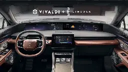 Vivaldi browser now available in the all-new Ford and Lincoln infotainment system