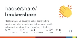 GitHub - hackershare/hackershare: Hackershare is a powerful social bookmarking service and a knowledge-sharing community, with advanced search and tag management feature