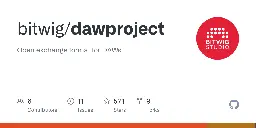 GitHub - bitwig/dawproject: Open exchange format for DAWs