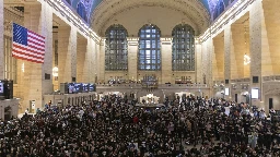 NYC protesters demand Israeli cease-fire, at least 200 detained after filling Grand Central station
