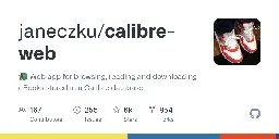 GitHub - janeczku/calibre-web: :books: Web app for browsing, reading and downloading eBooks stored in a Calibre database
