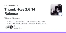 Release Thumb-Key 2.6.14 Release · dessalines/thumb-key