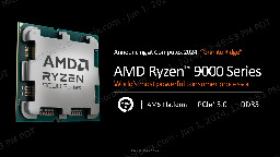 AMD Ryzen 9000 Series Announced - Zen 5 Showing Big Generational Uplift