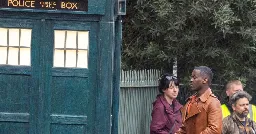 Doctor Who filming in pictures as Ncuti Gatwa steps out as Time Lord