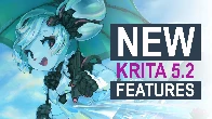 KRITA 5 2.2 NEW features update! 2024