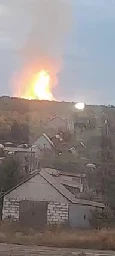 In Saratov, Russia, a Ukranian UAV reportedly hit a gas pipeline.