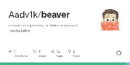 GitHub - Aadv1k/beaver: a common lisp library for data analysis and manipulation