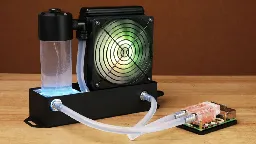 The plucky Raspberry Pi 5 gets the full liquid treatment with this slightly absurd water cooling kit