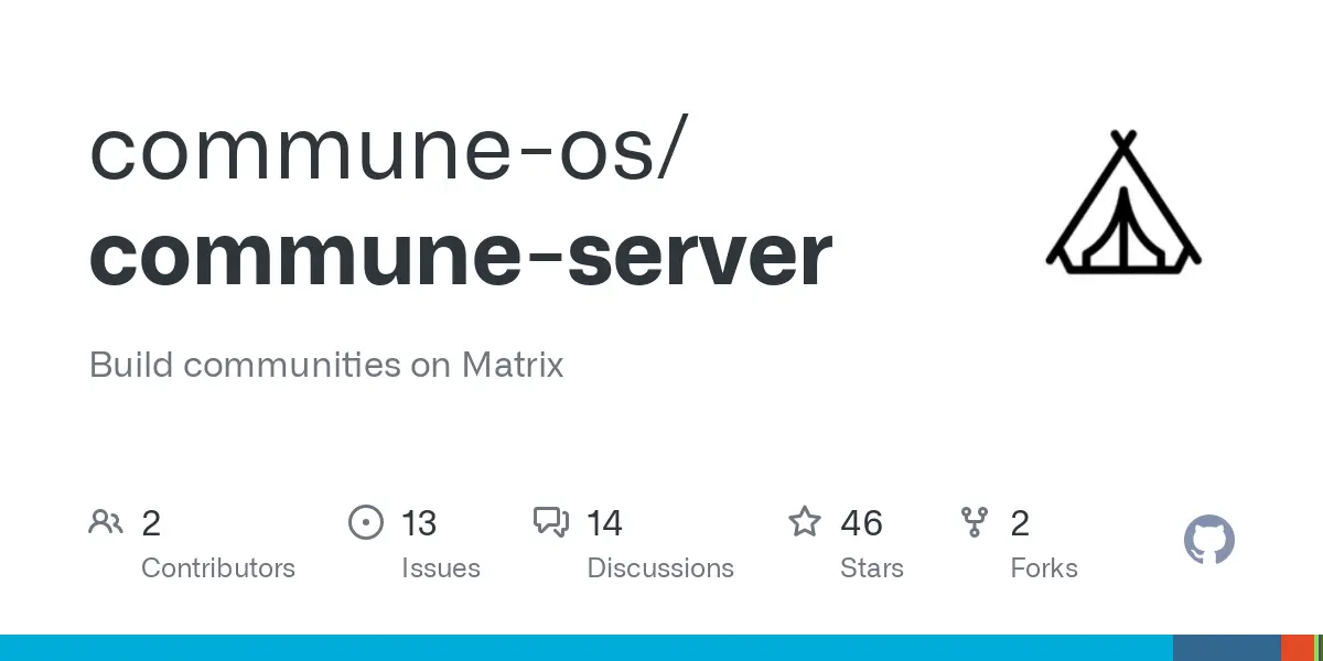 GitHub - commune-os/commune-server: Build communities on Matrix