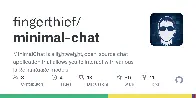 MinimalChat Is a Full-Featured and Self-Contained LLM Chat Application