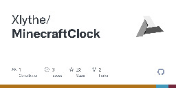 GitHub - Xlythe/MinecraftClock