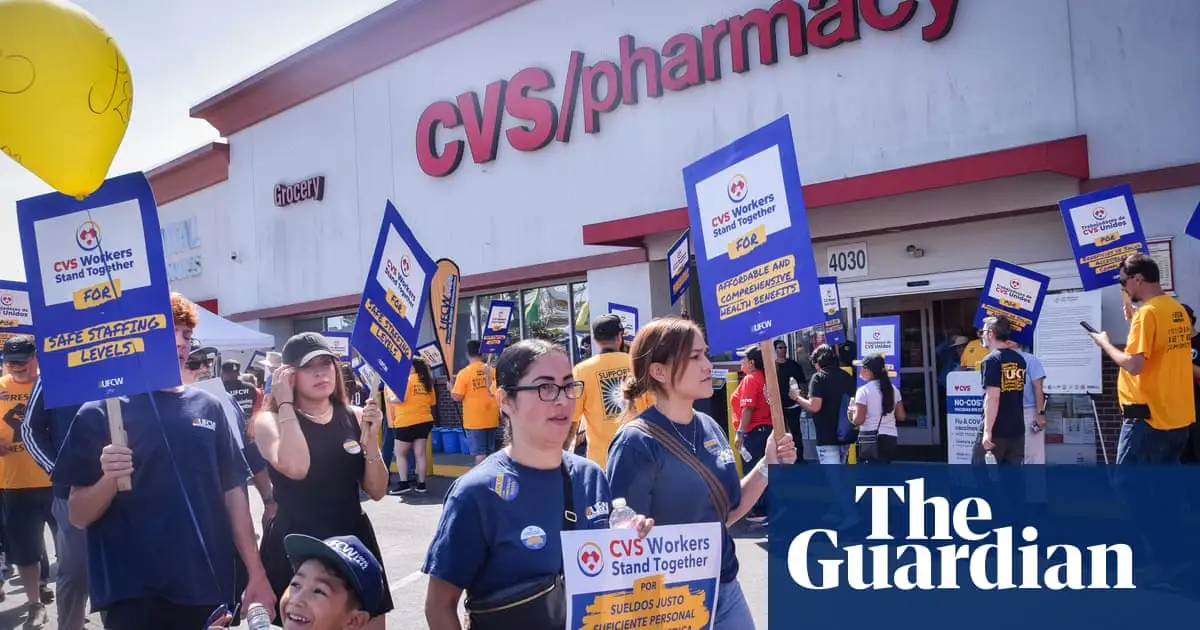 ‘Can’t afford health insurance’: California CVS workers take strike vote