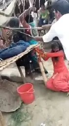 r/TerrifyingAsFuck - Comment by u/Comicurious on ”2 Hindu girls being lashes and beat up in public just because they ran away from there village...”