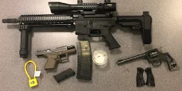 Tip leads to arrest of Portland man wanted for felony; Found with illegal, stolen guns, meth