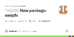 New package: swayfx by tmahlburg · Pull Request #43315 · void-linux/void-packages