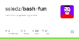 GitHub - ssledz/bash-fun: Functional programming in bash