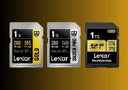 Lexar unveils the world's first SD cards made of 316 stainless steel