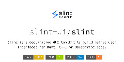 GitHub - slint-ui/slint: Slint is a declarative GUI toolkit to build native user interfaces for Rust, C++, or JavaScript apps.