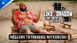 Like a Dragon: Infinite Wealth - Welcome to Paradise with Druski | PS5 &amp; PS4 Games