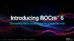 Fedora 40 Looks To Ship AMD ROCm 6 For End-To-End Open-Source GPU Acceleration