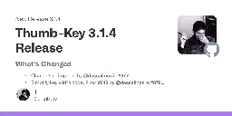 Release Thumb-Key 3.1.4 Release · dessalines/thumb-key