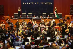 Protesters invade Mexican Senate to halt judicial reform debate