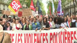 Thousands gather across France to denounce police brutality and racism
