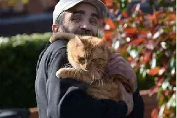 Man who appeared naked in court reunited with beloved emotional support cat Oliver
