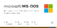 Microsoft Just Released MS-DOS Source Code!