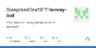 lemmy-bot: A bot library for lemmy