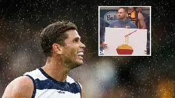 True meaning of weird AFL noodle sign revealed
