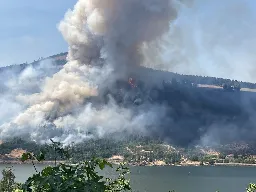 Wildfire across from Hood River burns over 530 acres, only 5% contained, officials say