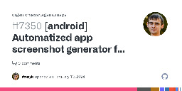 [android] Automatized app screenshot generator for app stores · Issue #7350 · organicmaps/organicmaps