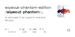 GitHub - wipeout-phantom-edition/wipeout-phantom-edition: An enhanced PC source port of the original WipeOut.