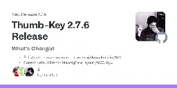 Release Thumb-Key 2.7.6 Release · dessalines/thumb-key