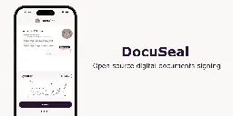 GitHub - docusealco/docuseal: Open source DocuSign alternative. Create, fill, and sign digital documents ✍️