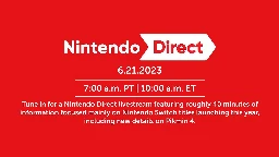 Nintendo Direct 6.21.2023 - Nintendo Switch