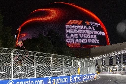 F1 Las Vegas GP: FP1 cut short for circuit repairs after Sainz hits drain