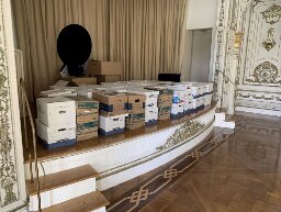 Photos from Trump indictment show boxes of classified documents stored in Mar-a-Lago shower, ballroom