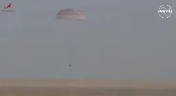 Soyuz Lands Returning Dyson, Two Crewmates Back to Earth