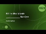 [HackerNews] My (Herb Sutter's) C++ Now 2023 talk is online: “A TypeScript for C++”